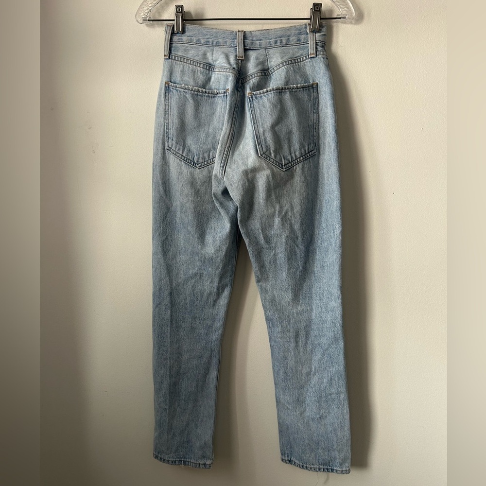 Agolde Riley High‎ Rise Straight Leg Jeans - Picture 2 of 5
